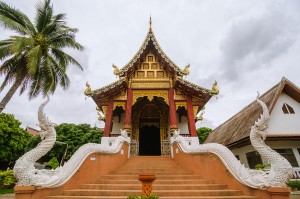 Wat Chang Taem Vihan (Wat Chang Taem, Чианг Май, Таиланд.)