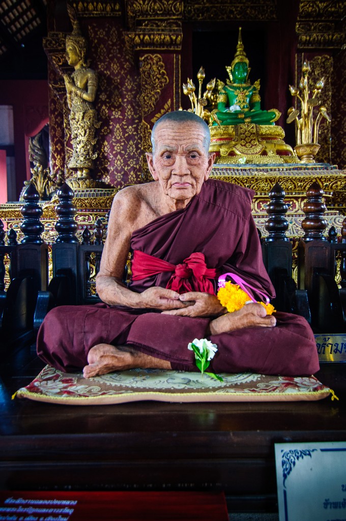 Wat Prasingh Seventh Wax Monk (Wat Prasingh, Чианг Май, Таиланд.)