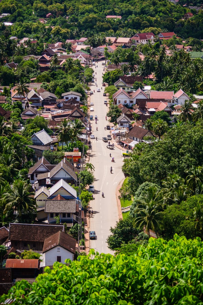 Phomathath road, Luang Prabang, Lao PDR