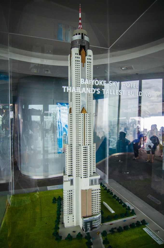 Макет самого высокого здания Таиланда.
