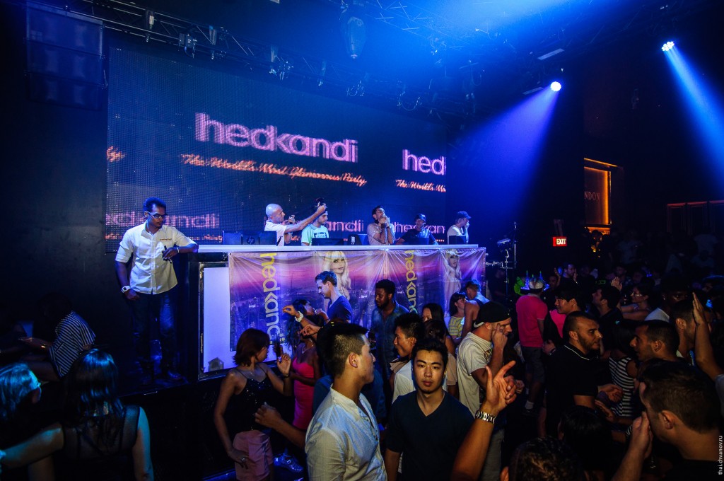 Hed Kandi residents DJ Stu Ojelay & Gilo on percussion @ Seduction Beach Club & Disco, Patong, Phuket / 21.03.2014