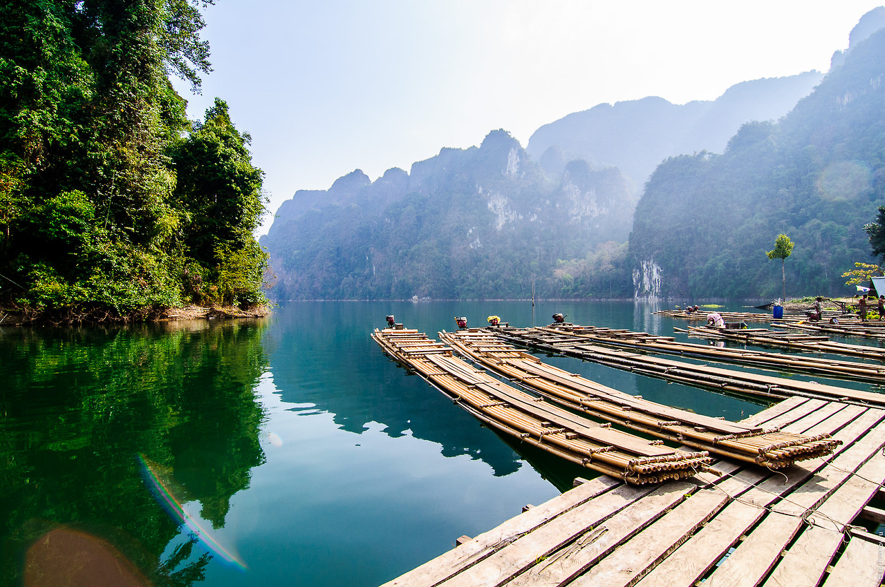 Озеро Чео Лан - райский уголок Тайланда, созданный искусственно