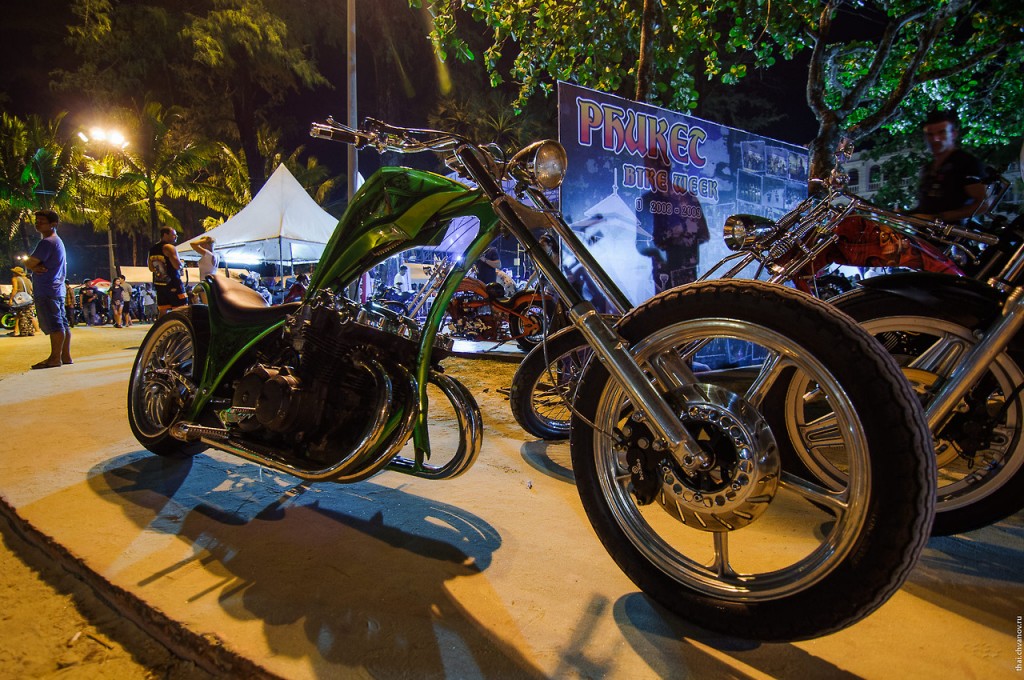 Phuket bike week 2014. Custom bikes.