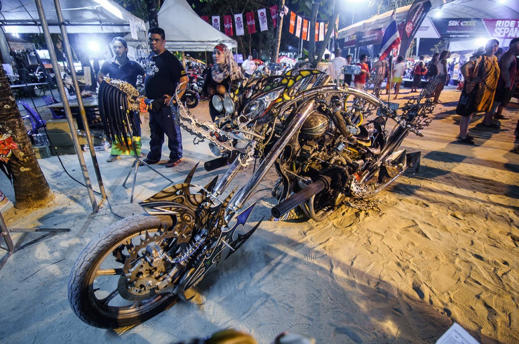 21-й Phuket bike week 2015. "The Predator" bike.