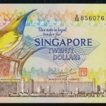 20 singapore dollars banknote